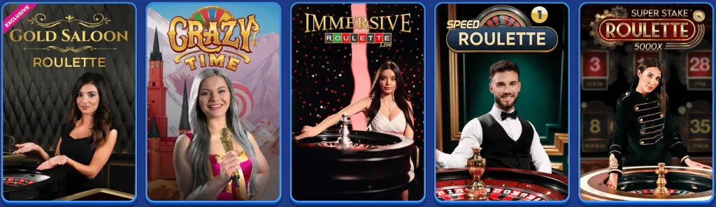 Live Casino al casinò online Pistolo